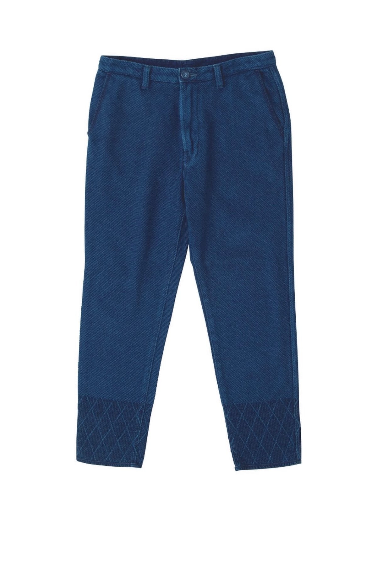 Porter Classic - PC KENDO CROPPED SLIM PANTS - BLUE