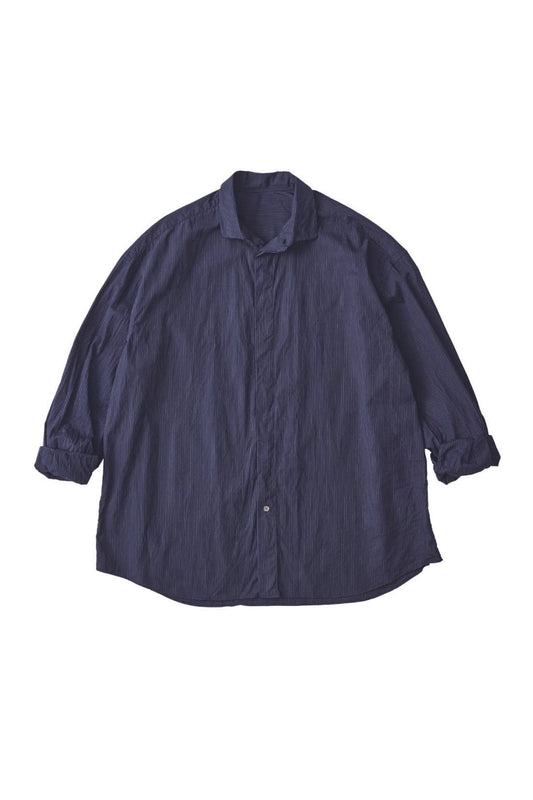 Porter Classic - NEW ARTIST PIN STRIPE SHIRT - NAVY