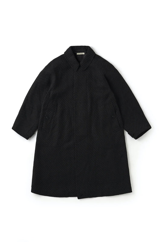 OLD JOE - SLIT-BACK GENTS COAT - TWILL(BLACK)