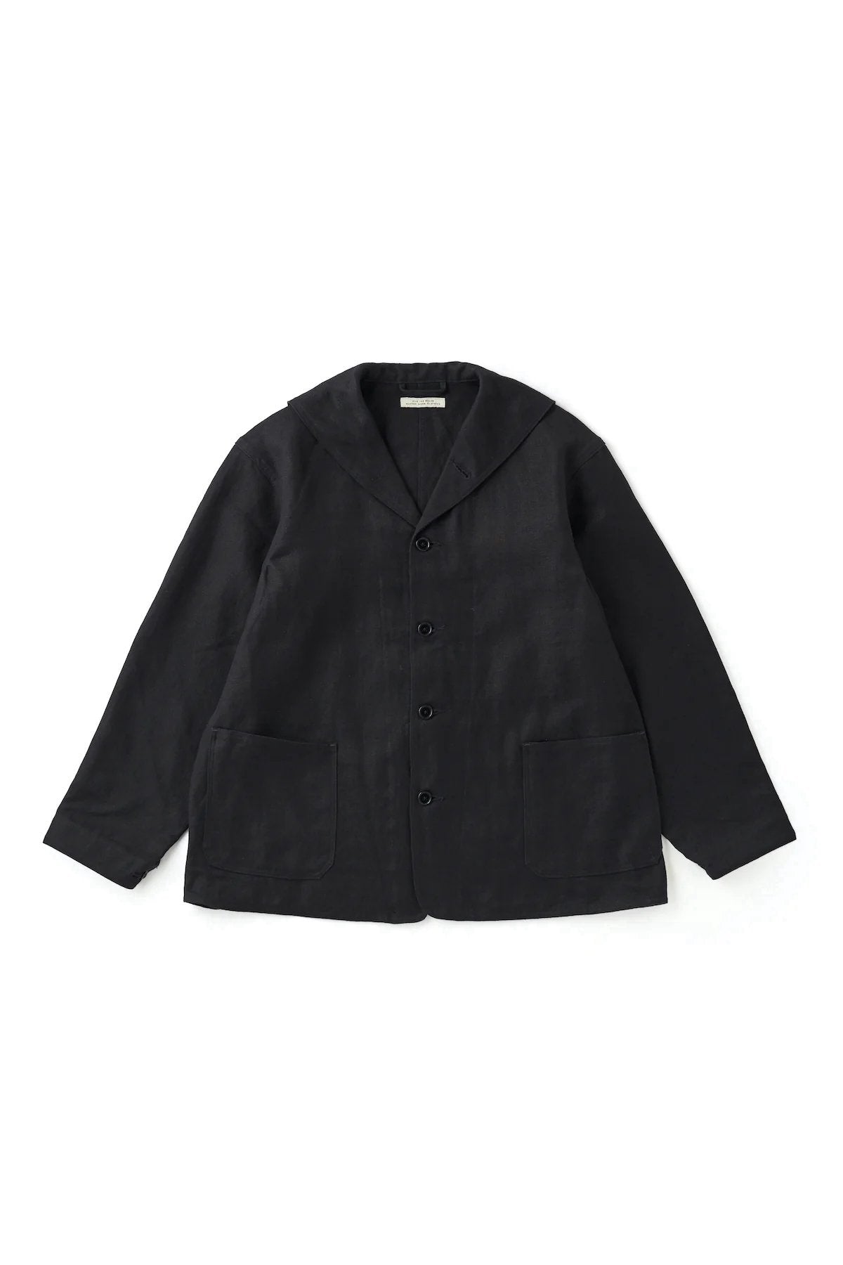 OLD JOE - SAILOR COLLAR CHORE JACKET - BLACK