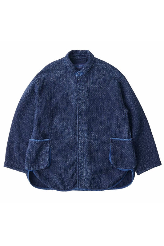 Porter Classic - NEW SASHIKO SHIRT JACKET - BLUE