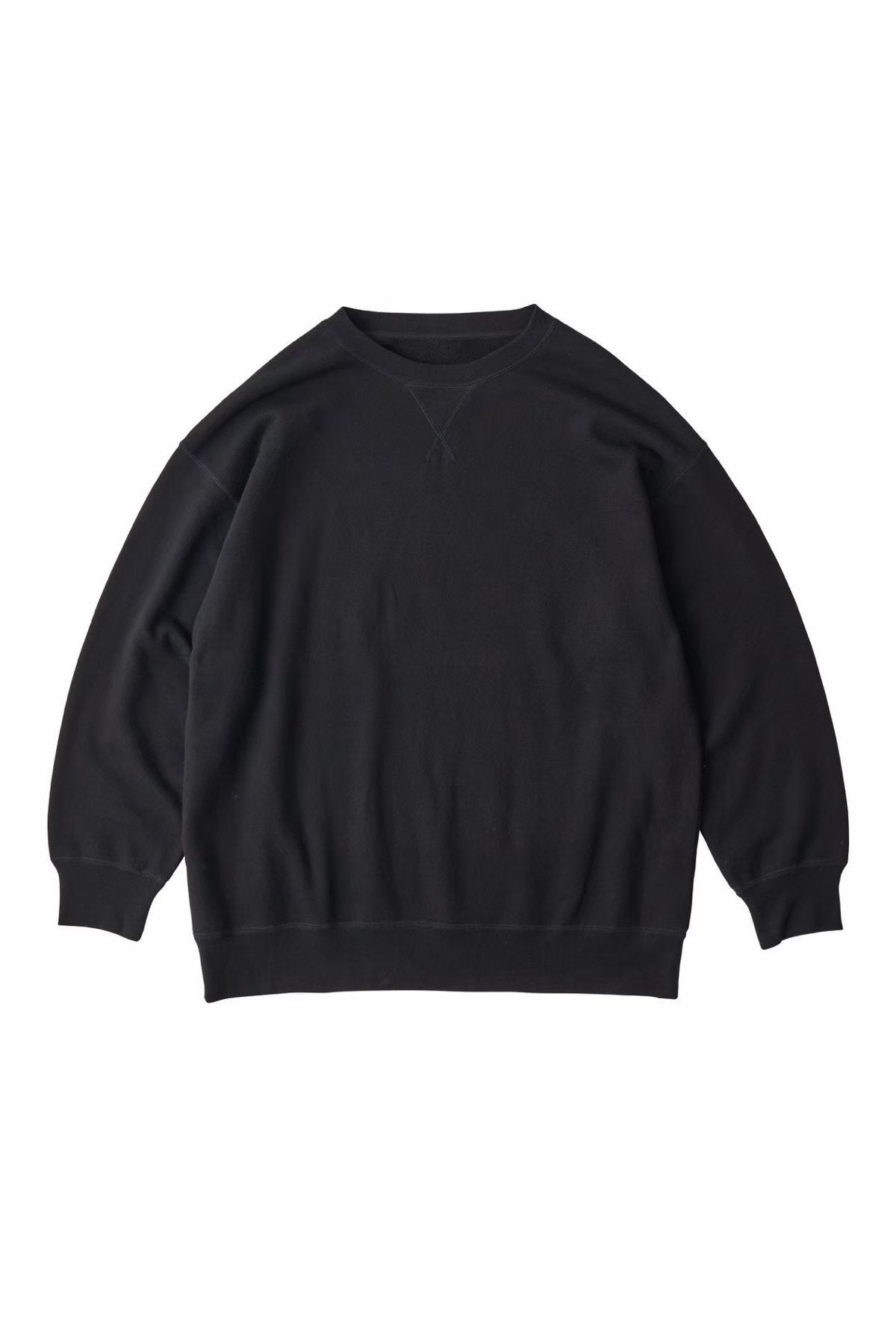 Porter Classic - PEACE COTTON CREW NECK - BLACK