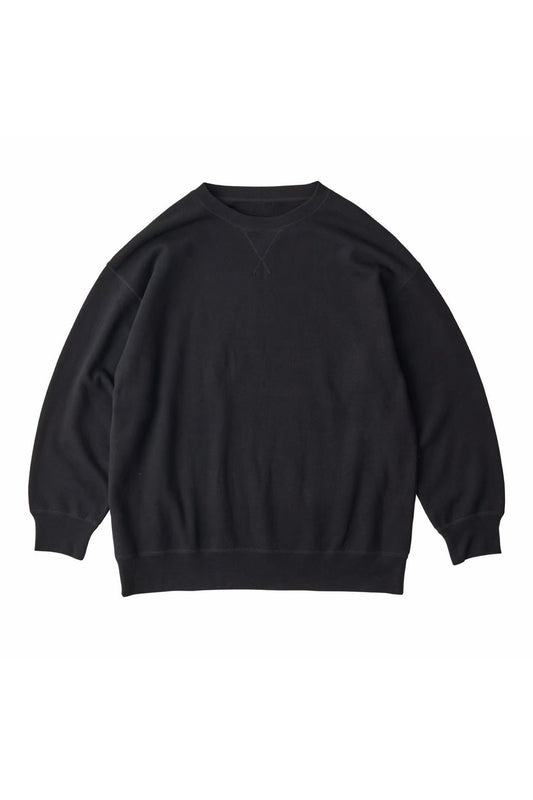 Porter Classic - PEACE COTTON CREW NECK - BLACK