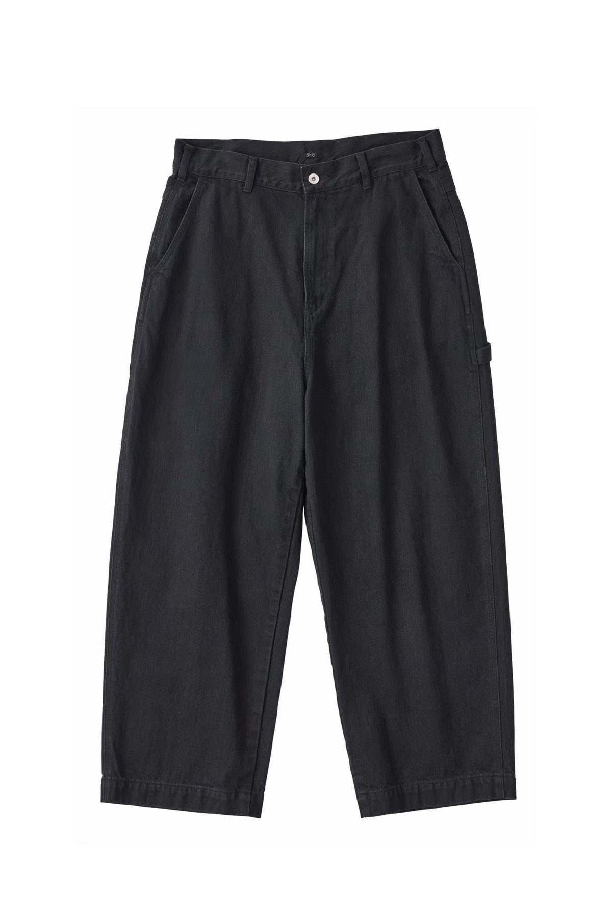 Porter Classic - STEINBECK DENIM PAINTER PANTS - BLACK