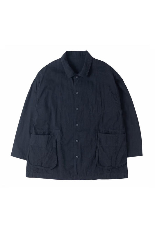 Porter Classic - CLASSIC DENIM MIL-SHIRT JACKET - BLACK