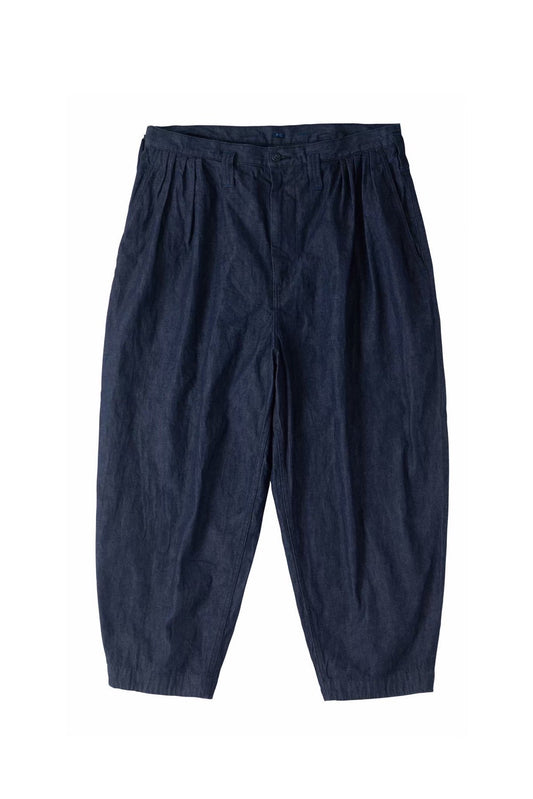 Porter Classic - CLASSIC DENIM BEBOP PANTS - NAVY