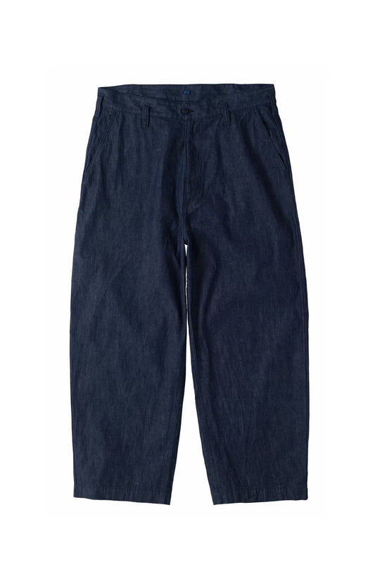 Porter Classic - CLASSIC DENIM GENE KELLY PANTS - NAVY