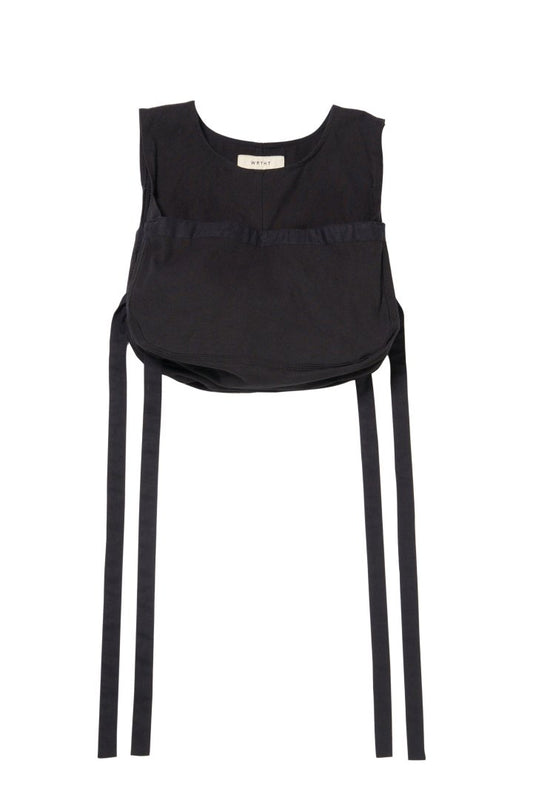 WRYHT - NEWS BOY VEST - BLACK