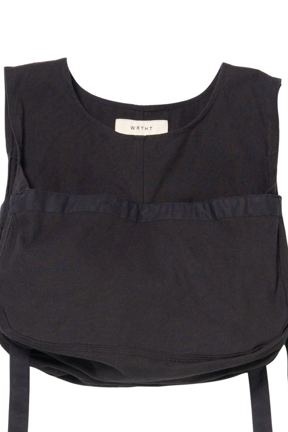 WRYHT - NEWS BOY VEST - BLACK