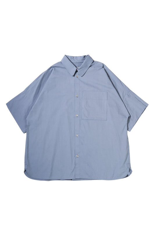 toogood - THE TINKER SHIRT LW TEXTURED COTTON - TIN