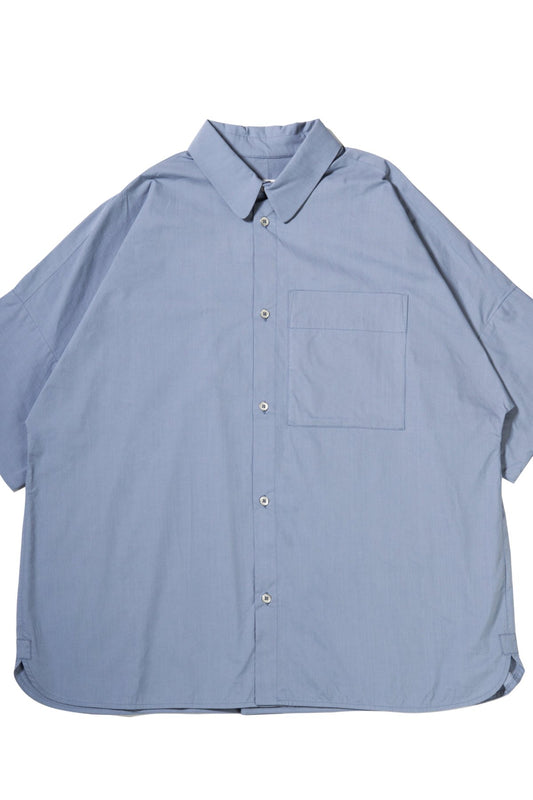 toogood - THE TINKER SHIRT LW TEXTURED COTTON - TIN