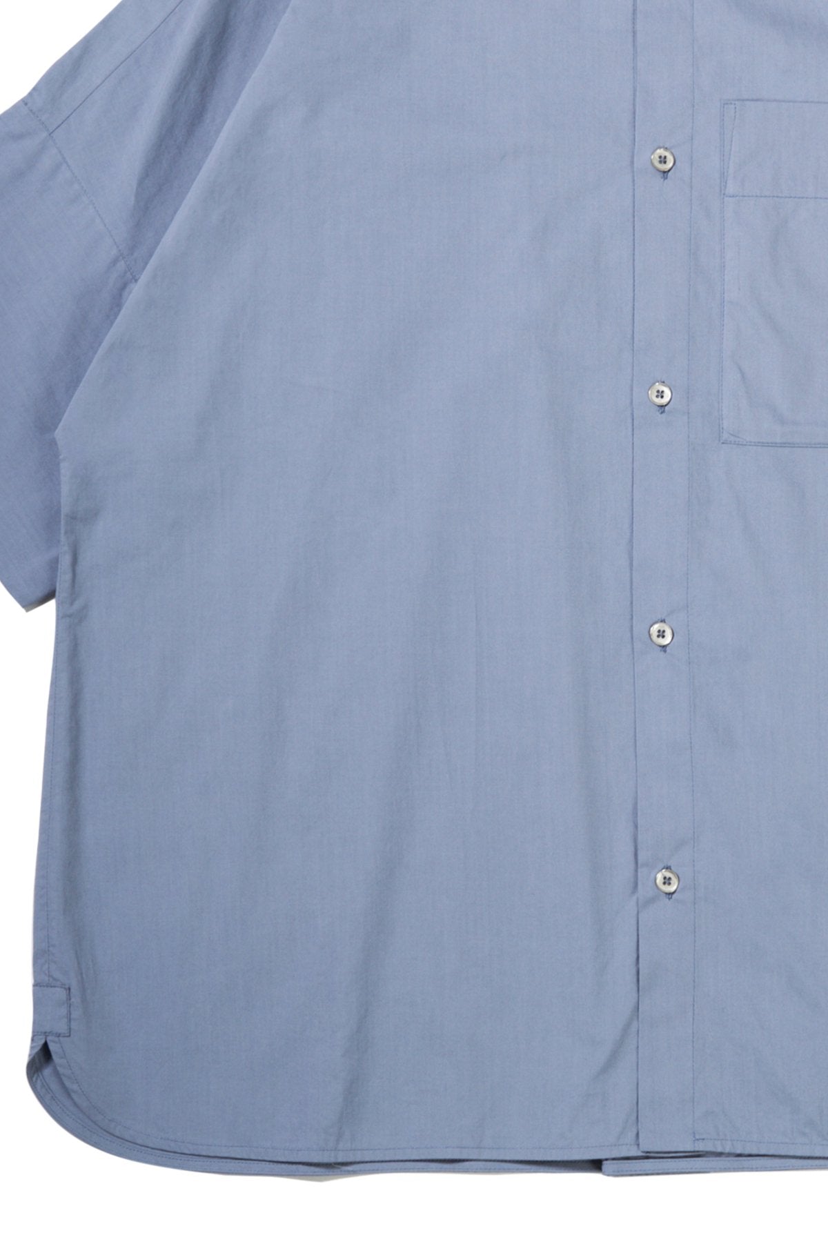 toogood - THE TINKER SHIRT LW TEXTURED COTTON - TIN