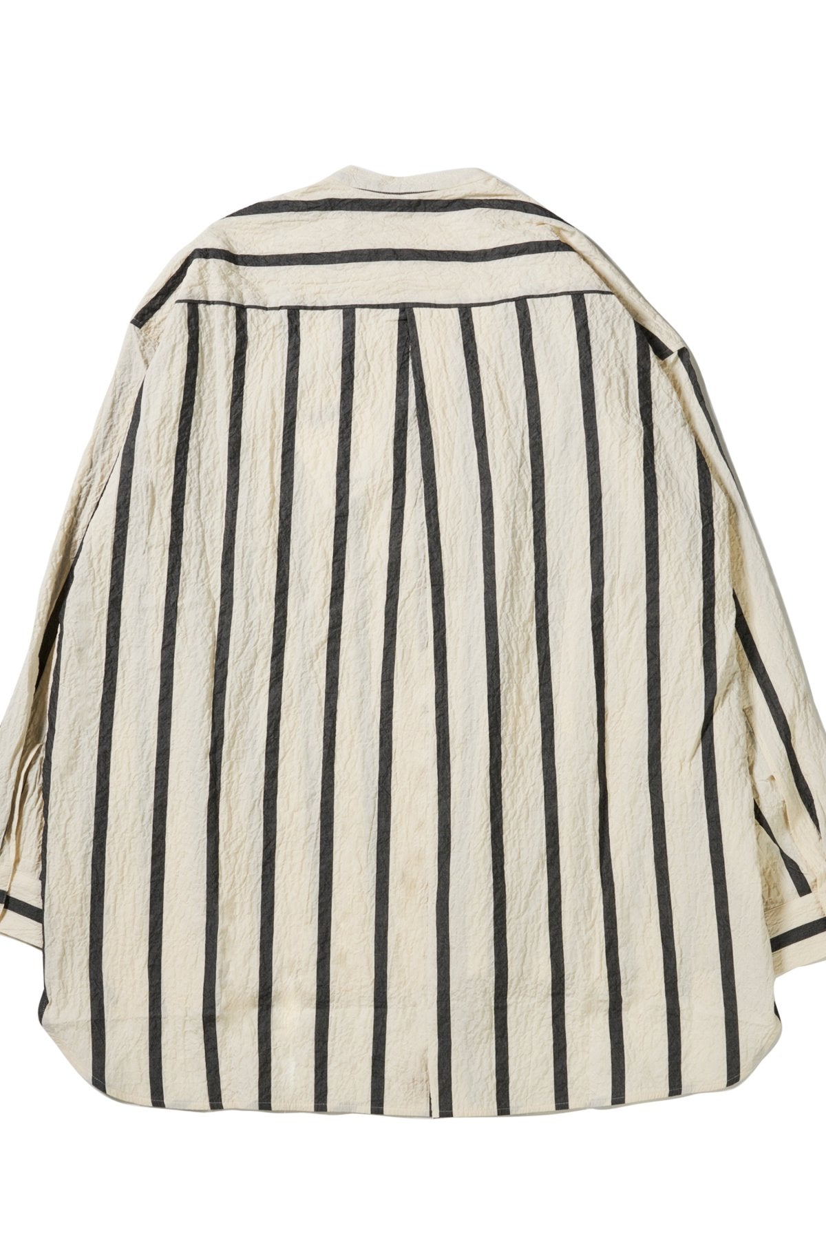 toogood - THE PEDLAR SHIRT BOLD STRIPE - FLINT/RAW