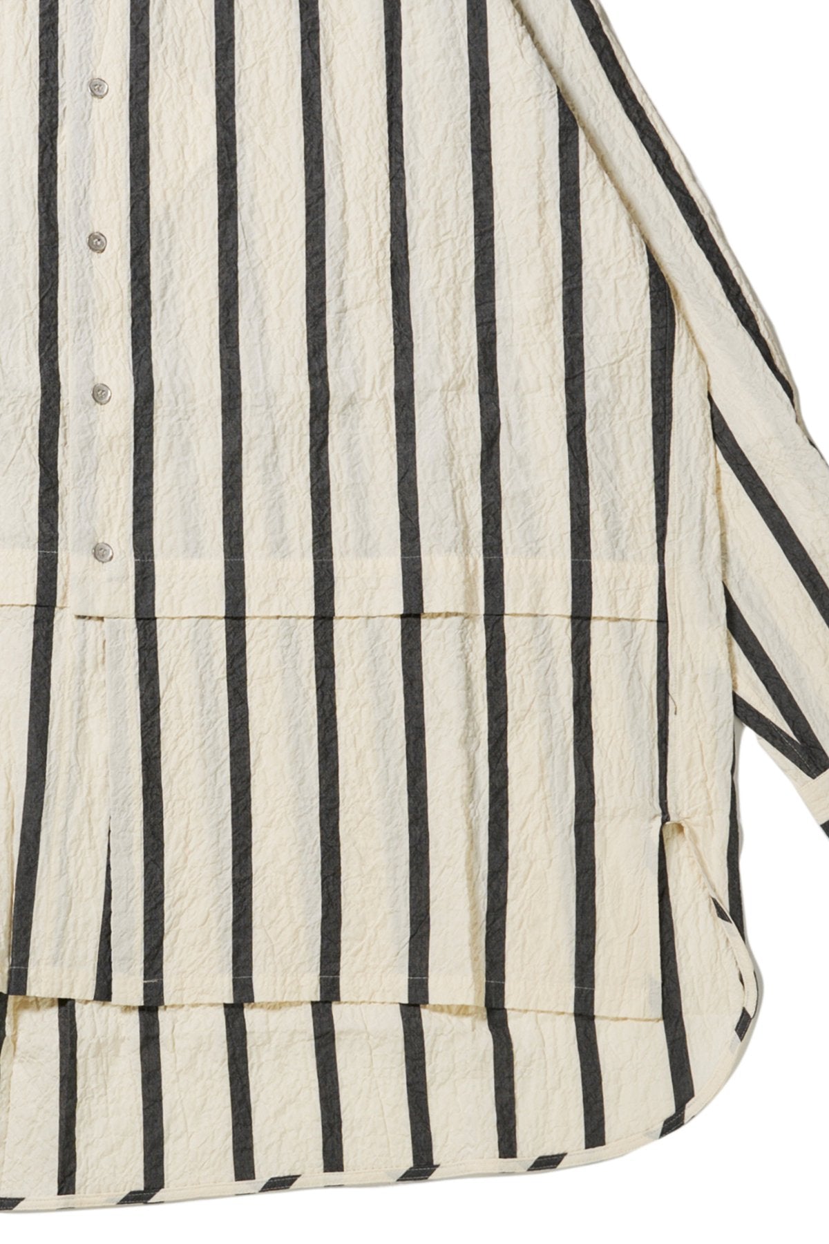 toogood - THE PEDLAR SHIRT BOLD STRIPE - FLINT/RAW