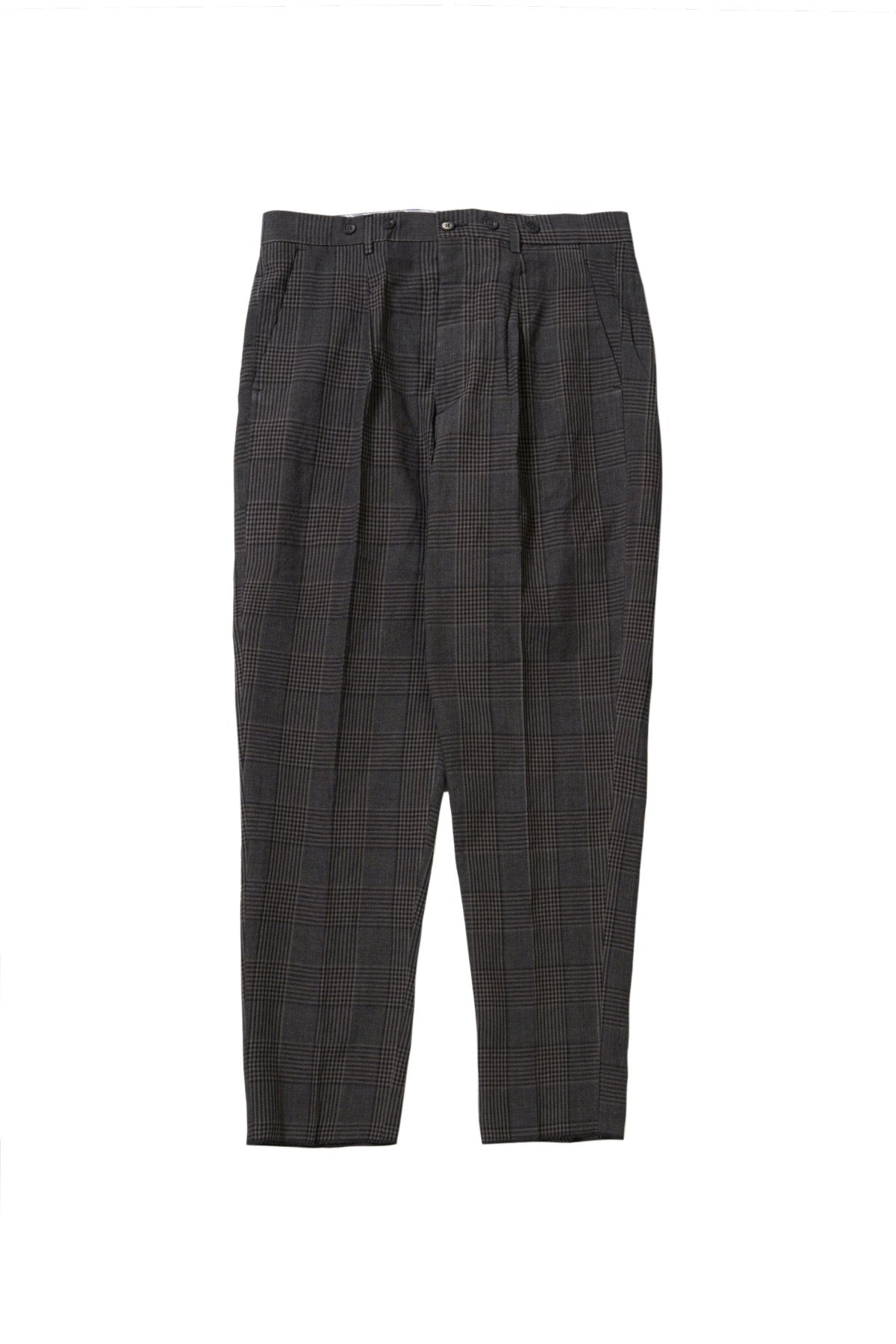 Bergfabel - farmer pants(suspender button) - 321 - check