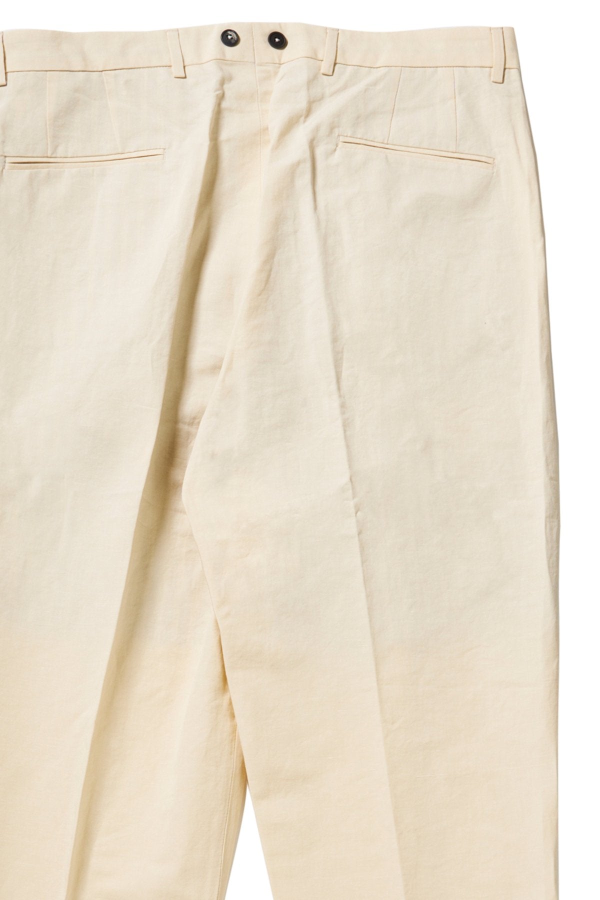 Bergfabel - farmer pants(suspender button) - 323 - almond