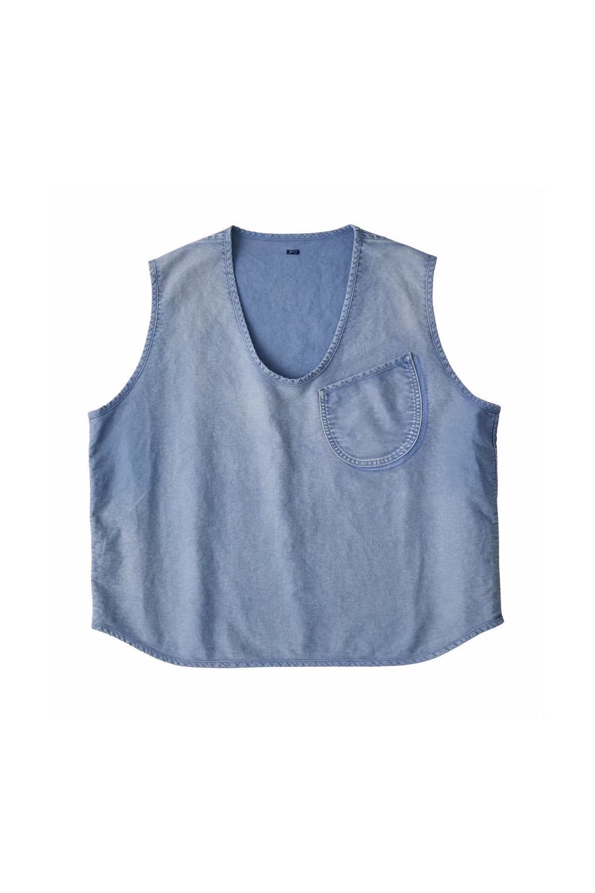 Porter Classic - VINTAGE TRAVELER PULLOVER VEST - BLUE