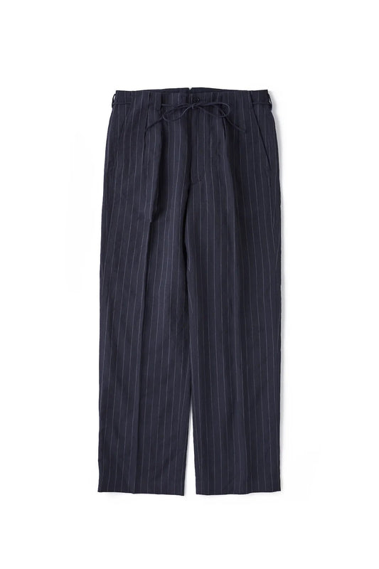 OLD JOE - HIDDEN LOOP BUDDY TROUSER (WASHER WOOL) - NOCTURNE  STRIPE