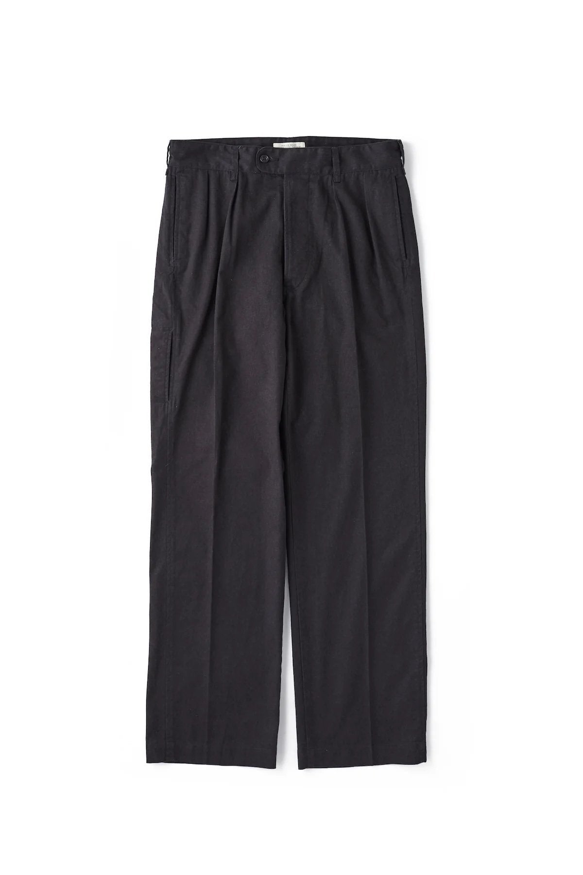 OLD JOE - PLEATED WAIST MONTY TROUSER - BLACK