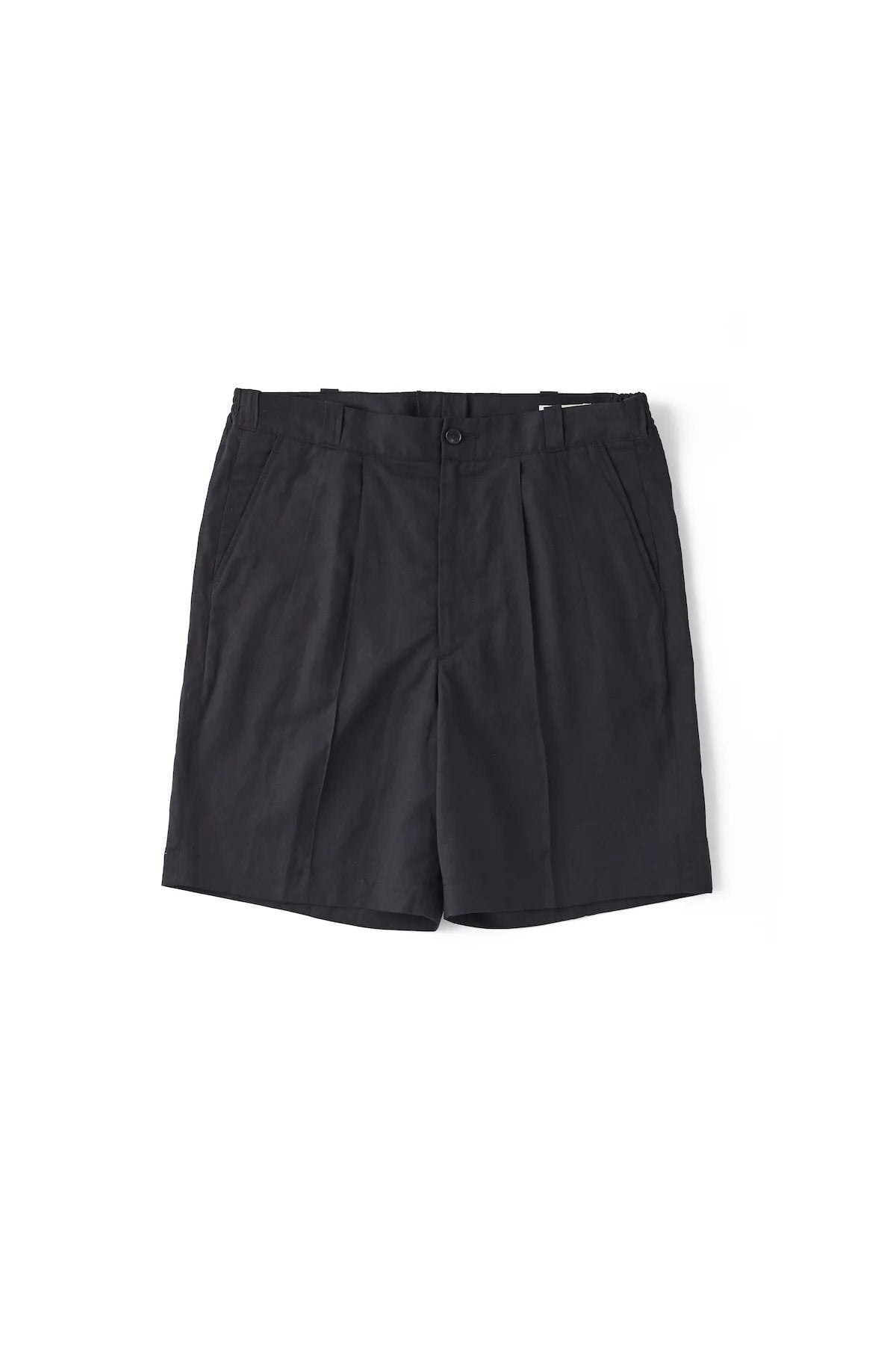 OLD JOE - FRONT TUCK ARMY SHORTS - BLACK