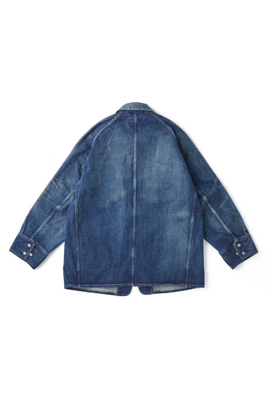 OLD JOE - HAMPTON CHORE JACKET - FADE INDIGO