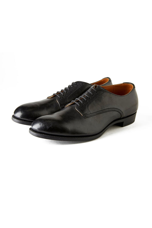 OLD JOE - "The Officer" STUNNING LEATHER OXFORD SHOES -  BLACK HORSE BUTT