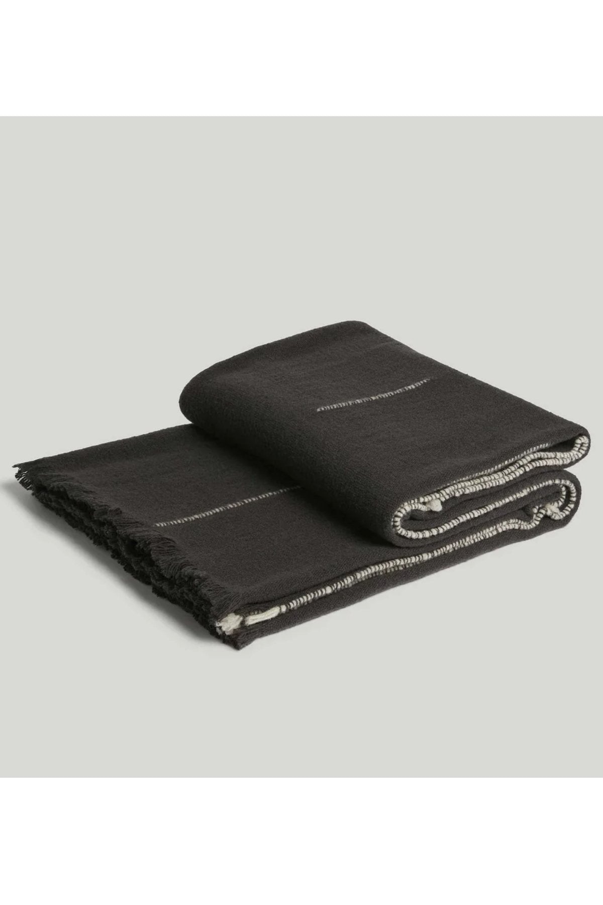 toogood - THE PLOUGH THROW / BLANKET- CHARCOAL