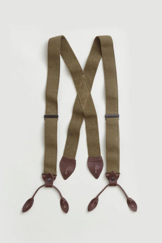 ◯ Nigel Cabourn - US ARMY SUSPENDER - DARK GREEN