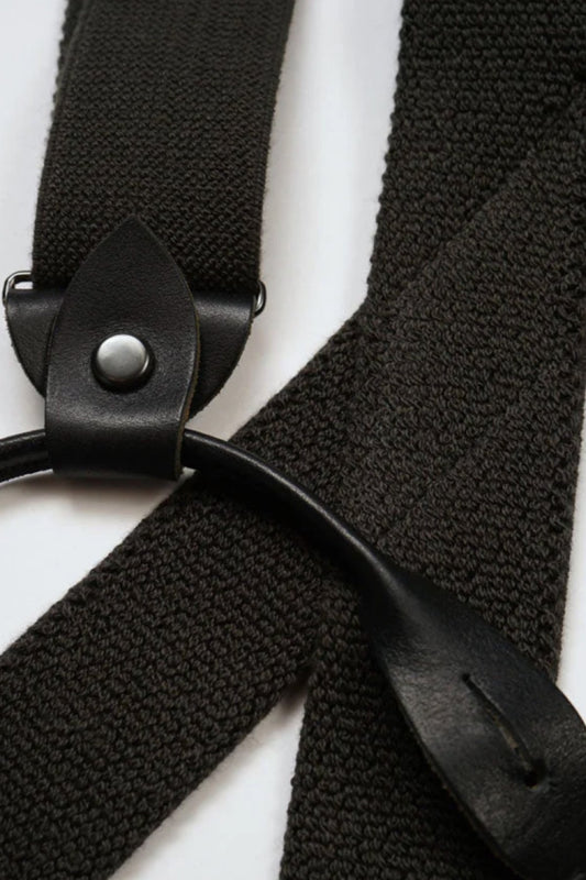 ◯ Nigel Cabourn - US ARMY SUSPENDER - CHARCOAL GREY