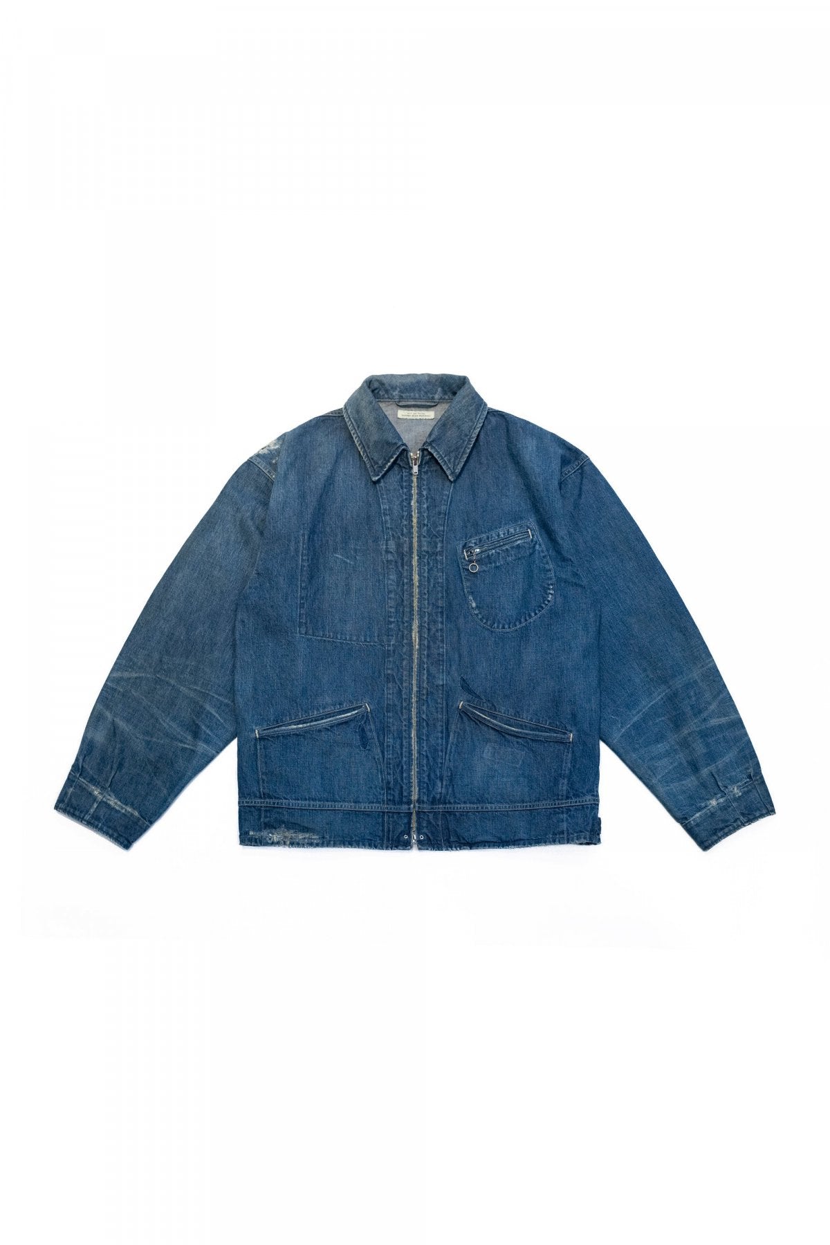 OLD JOE  - ERWIN ZIP JACKET (SCAR FACE)- INDIGO