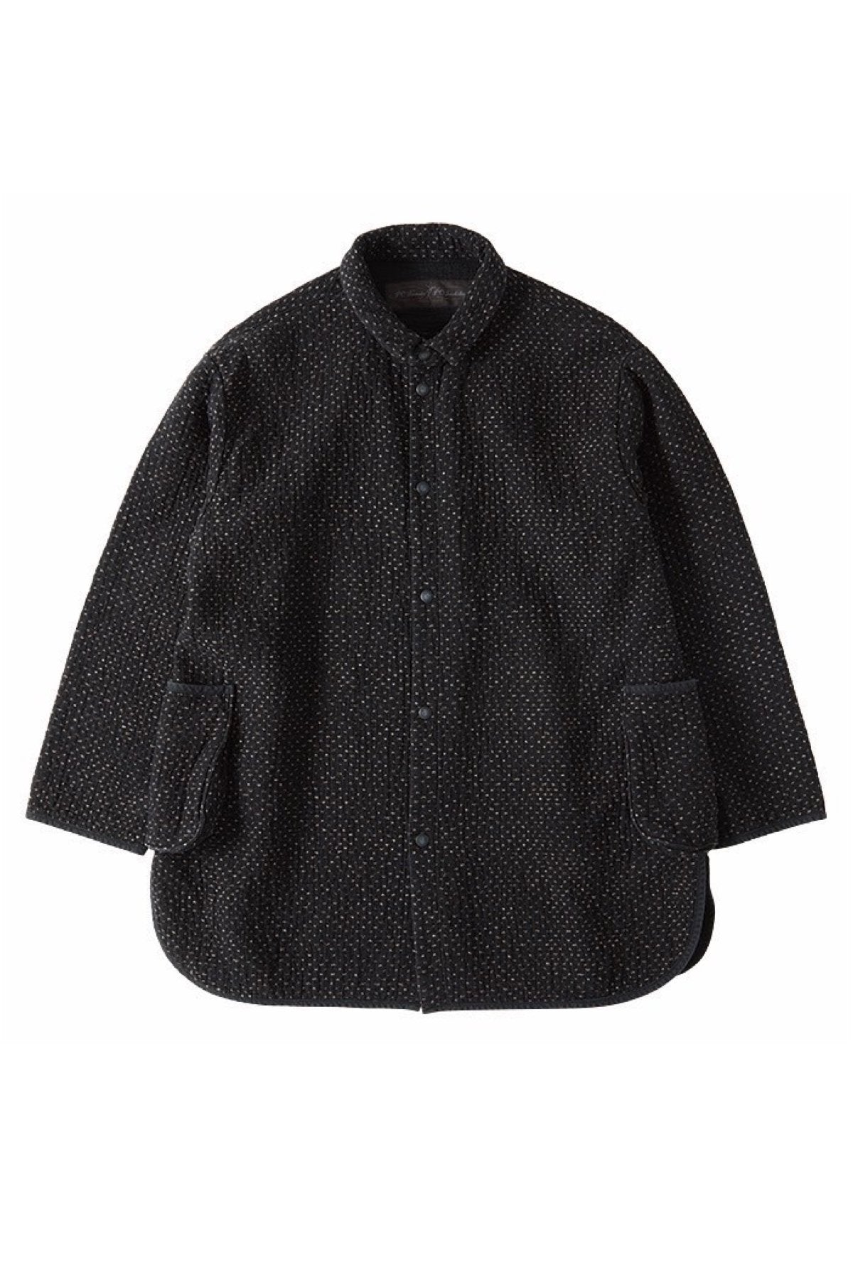 Porter Classic - NEW SASHIKO SHIRT JACKET - BLACK