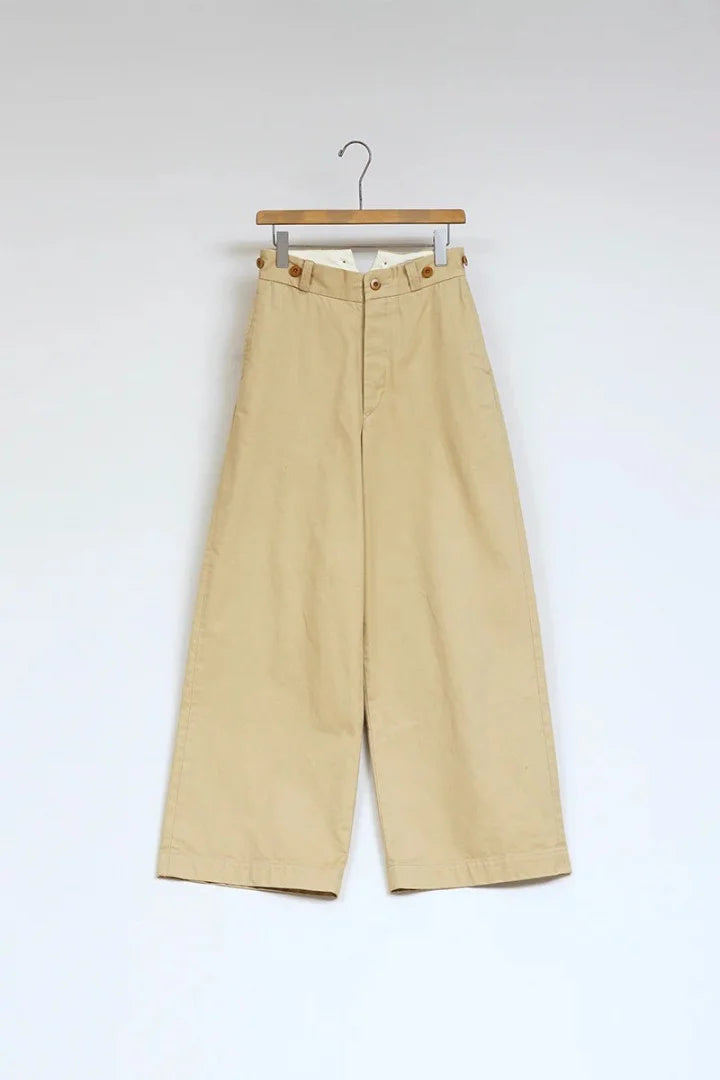 ◯ Nigel Cabourn woman - WIDE CHINO PANT - BEIGE