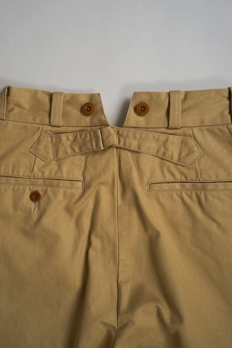 ◯ Nigel Cabourn woman - WIDE CHINO PANT - BEIGE