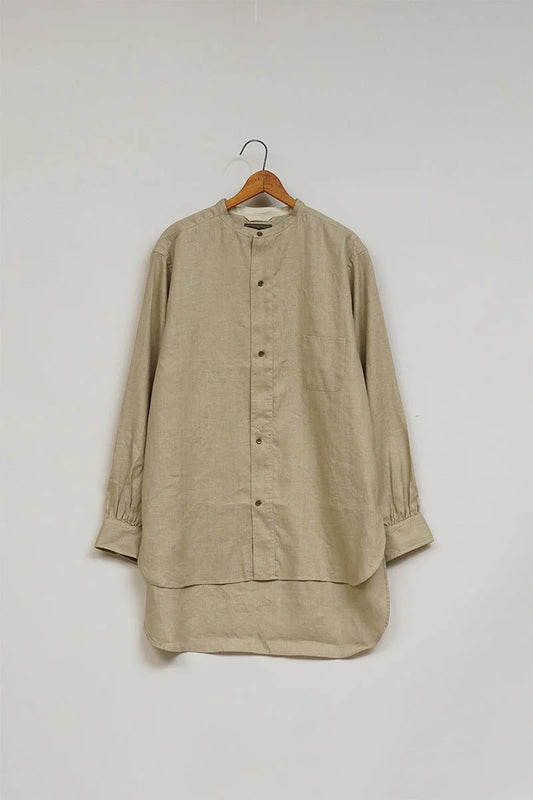 ◯ Nigel Cabourn - UTILITY SHIRT HEMPHORSE CLOTH - BEIGE