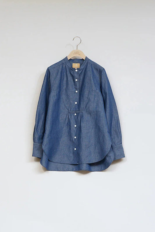 ◯ Nigel Cabourn woman - DRESS SHIRT DUNGAREE - INDIGO -