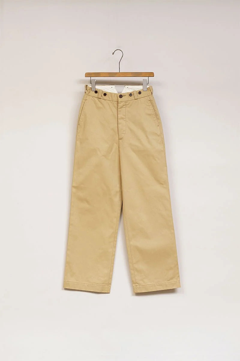 ◯ Nigel Cabourn woman - STRAIGHT CHINO PANT - BEIGE -