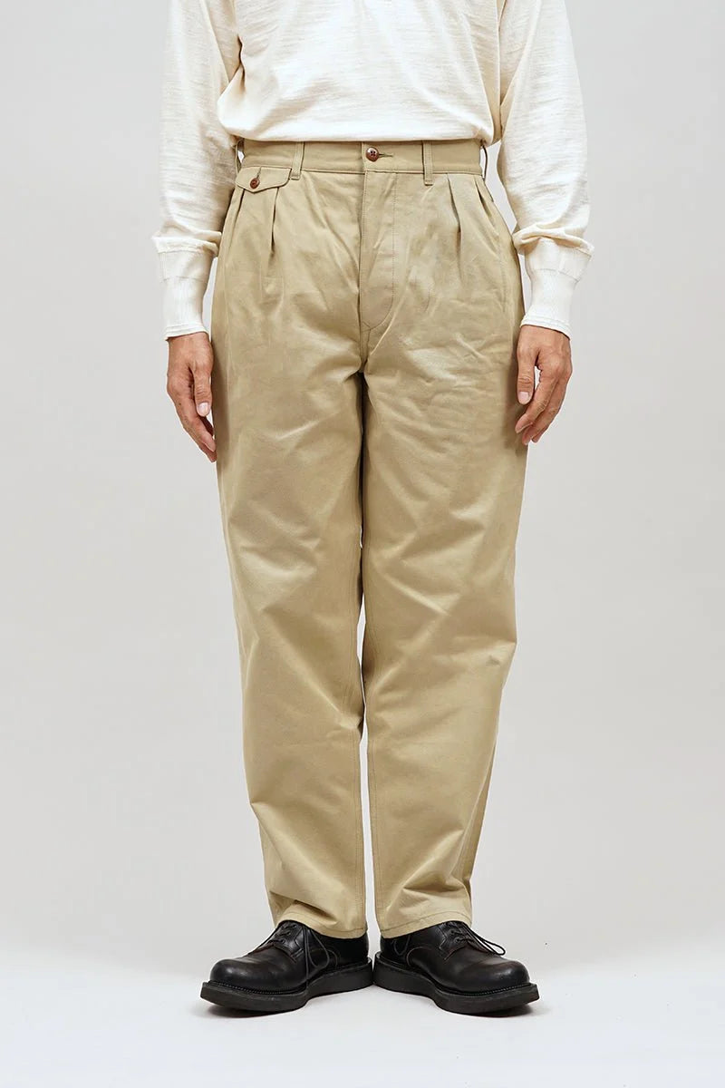 ◯ Nigel Cabourn - OFFICERS PANT WEPON - BEIGE