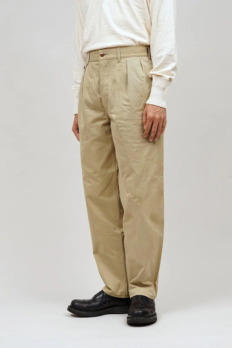 ◯ Nigel Cabourn - OFFICERS PANT WEPON - BEIGE