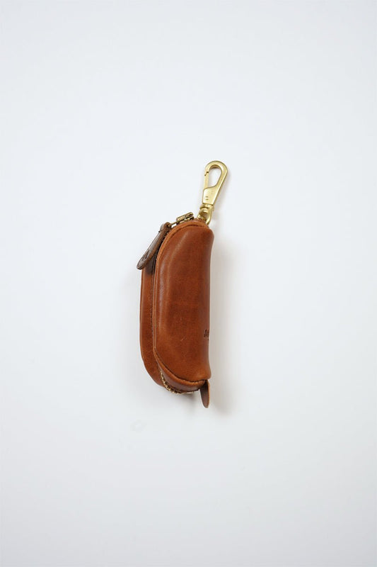 ◯ Nigel Cabourn - KEY CASE PEAT LABEL - BROWN