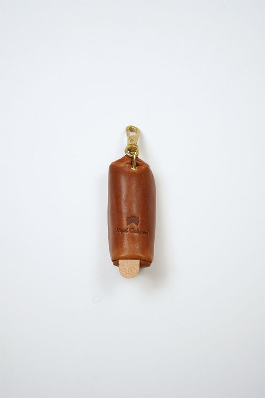 ◯ Nigel Cabourn - KEY CASE PEAT LABEL - BROWN