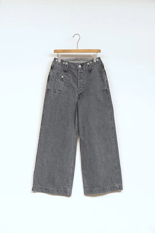 ◯ Nigel Cabourn woman - BATTLE DRESS PANT DENIM - GRAY