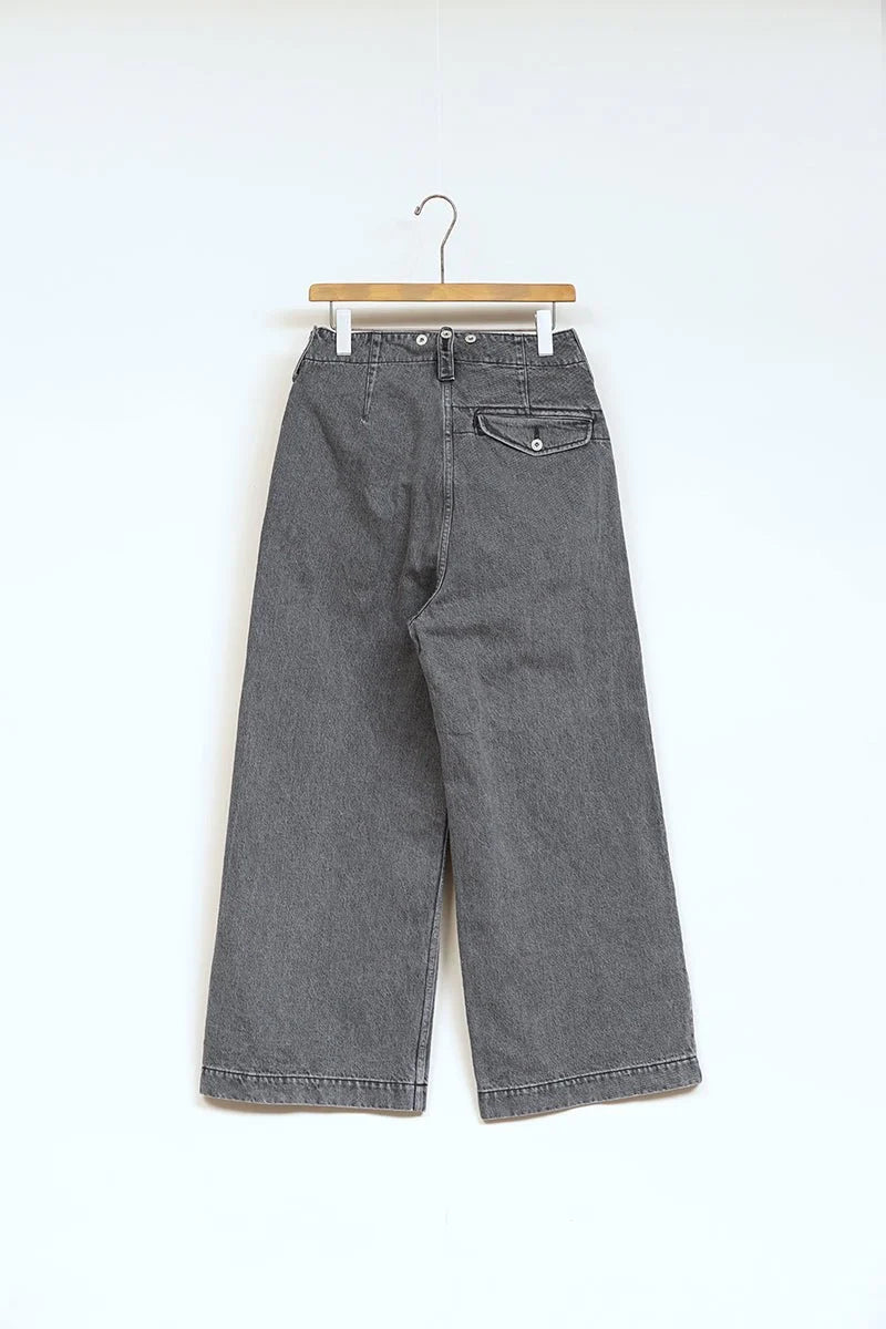 ◯ Nigel Cabourn woman - BATTLE DRESS PANT DENIM - GRAY