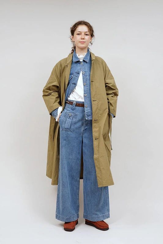 ◯ Nigel Cabourn woman - BATTLE DRESS PANT DENIM - INDIGO