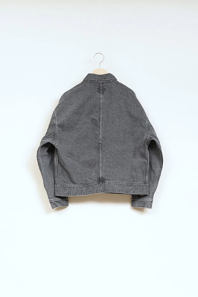 ◯ Nigel Cabourn woman - BATTLE DRESS JACKET DENIM - GRAY