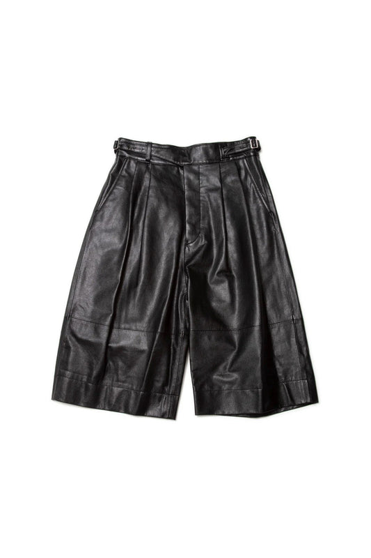 quitan - GURKHA MID-SHORTS - BLACK