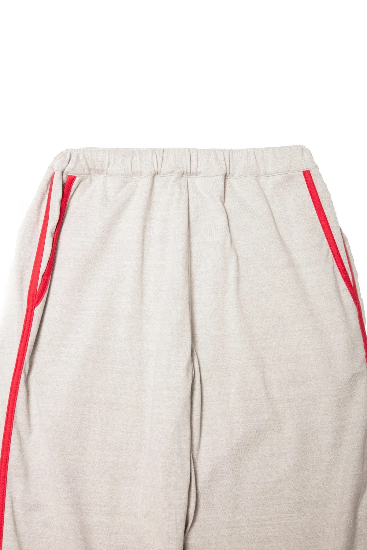 quitan - KASANE EASY PANTS - GRAY/RED