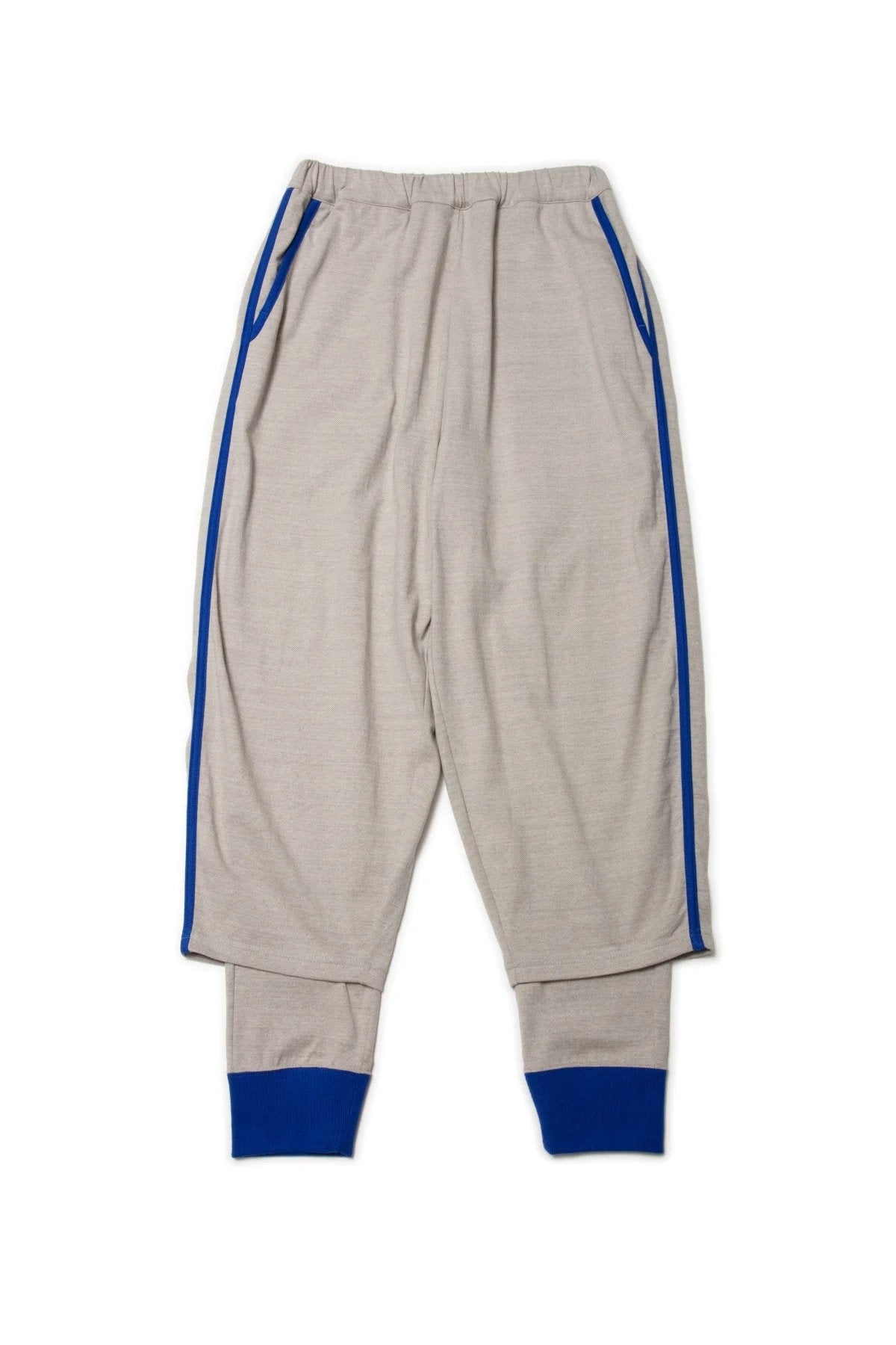 quitan - KASANE EASY PANTS - GRAY/BLUE