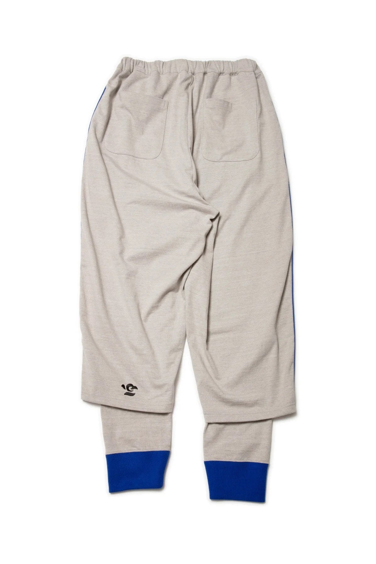 quitan - KASANE EASY PANTS - GRAY/BLUE