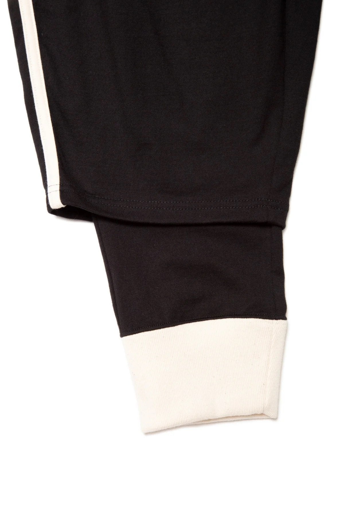 quitan - KASANE EASY PANTS - BLACK/ECRU