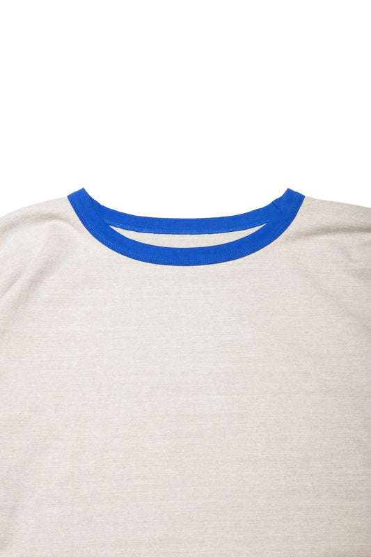 quitan -KIMONO LS TEE - GRAY/BLUE